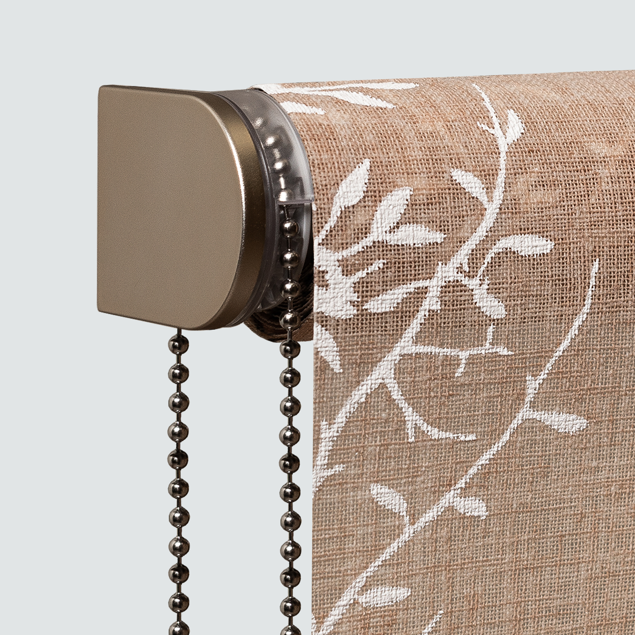 Estor Enrollable Oasis Blanco detalle mecanismo