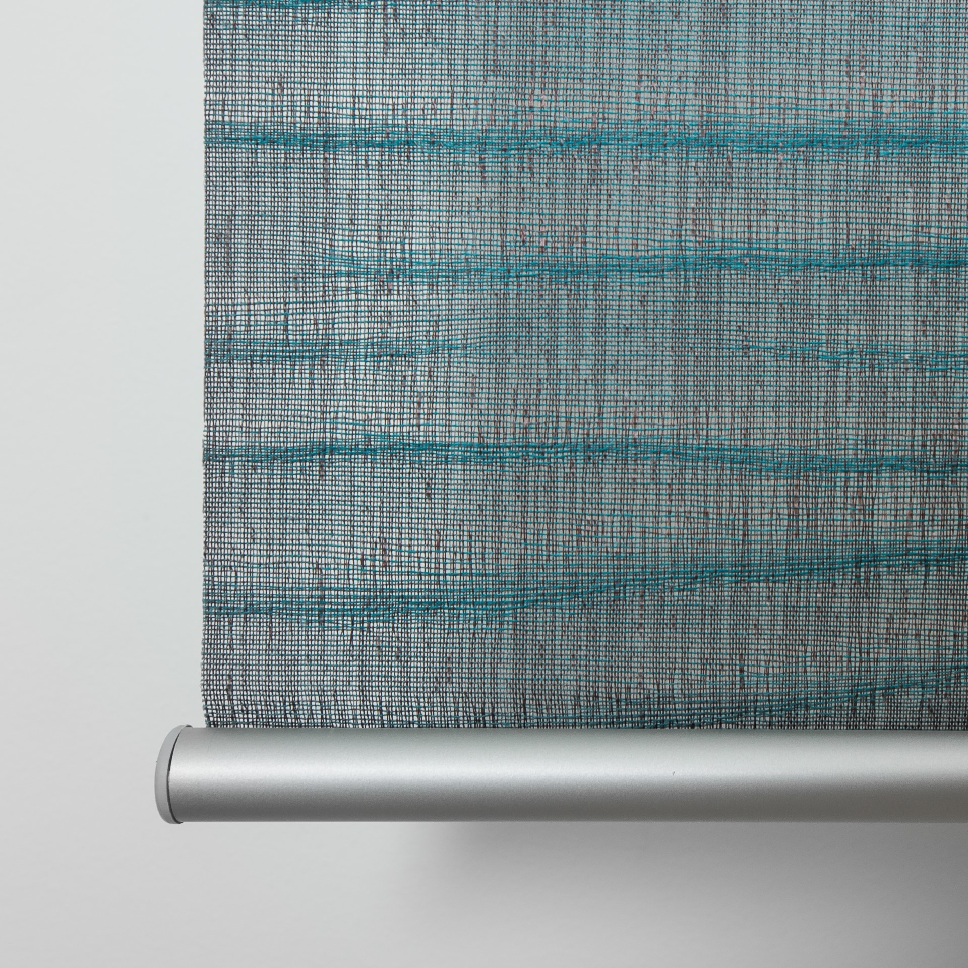 Masai Translucent Roller Blind Turquoise Counterweight Detail