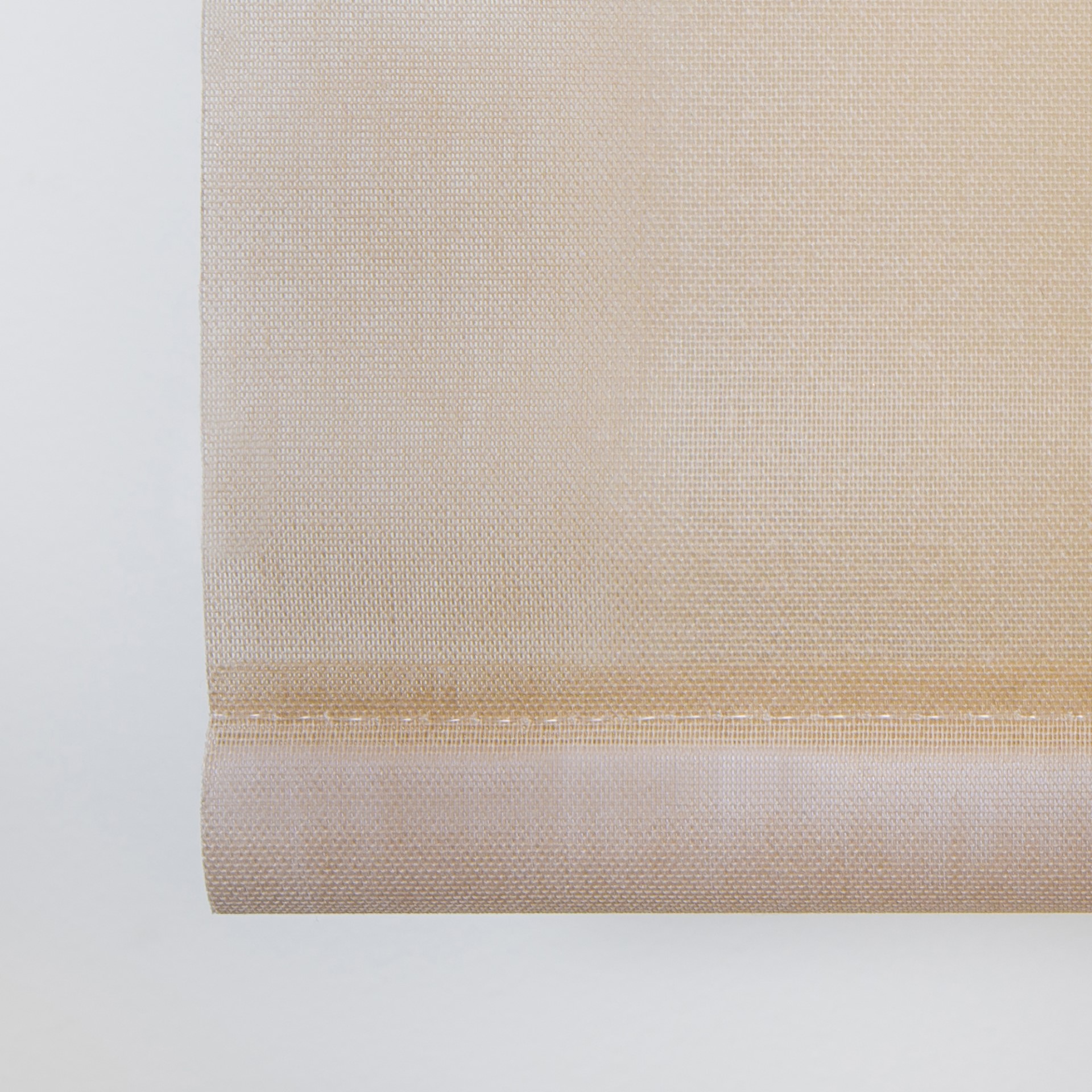 Essenza Translucent Roller Blind Beige Counterweight Detail