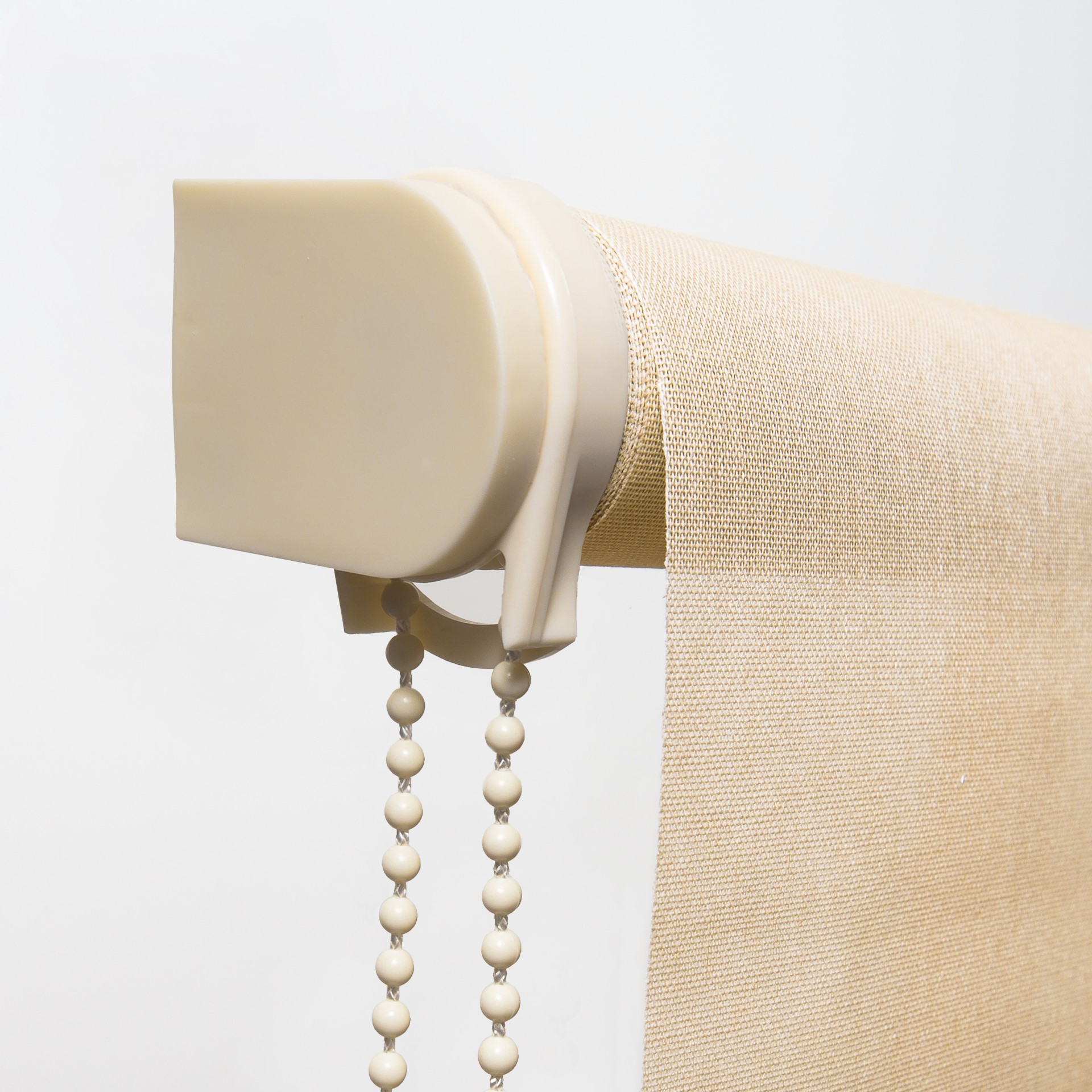 Essenza Translucent Roller Blind Beige Mechanism Detail
