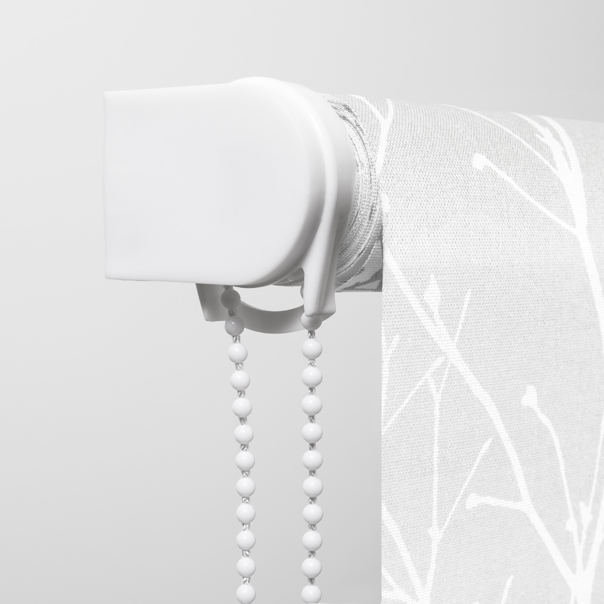 Ramas Translucent Roller Blind White Mechanism Detail