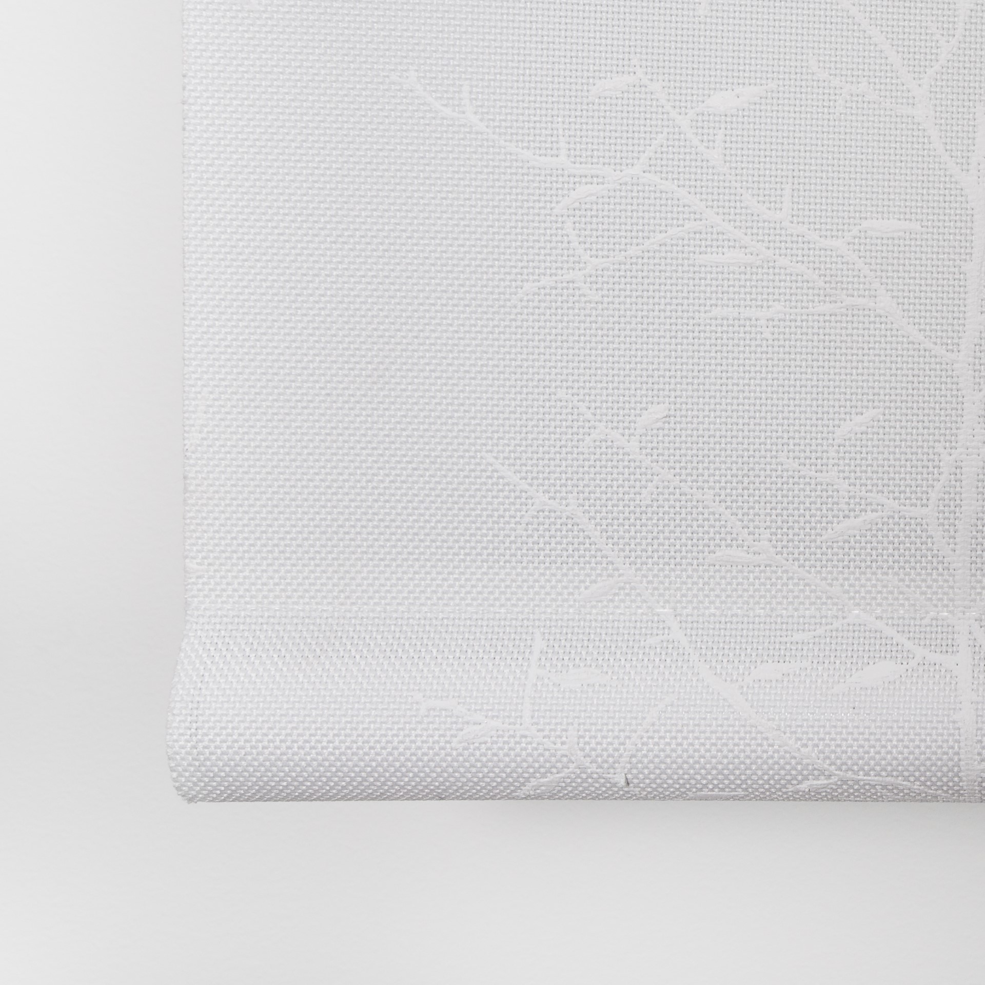 Ramas Screen Roller Blind White Counterweight Detail