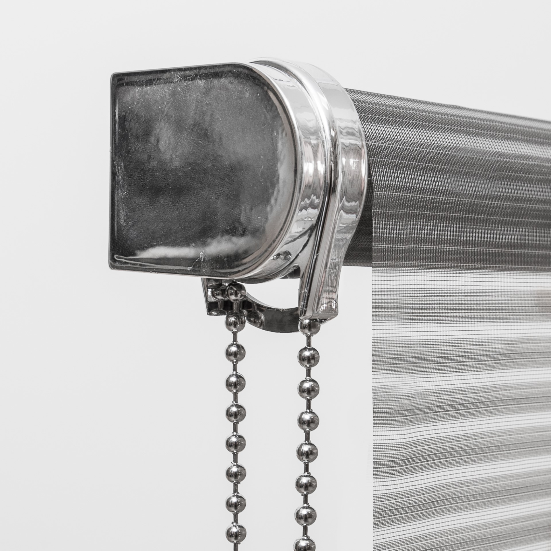 Cebra Translucent Roller Blind Silver Mechanism Detail