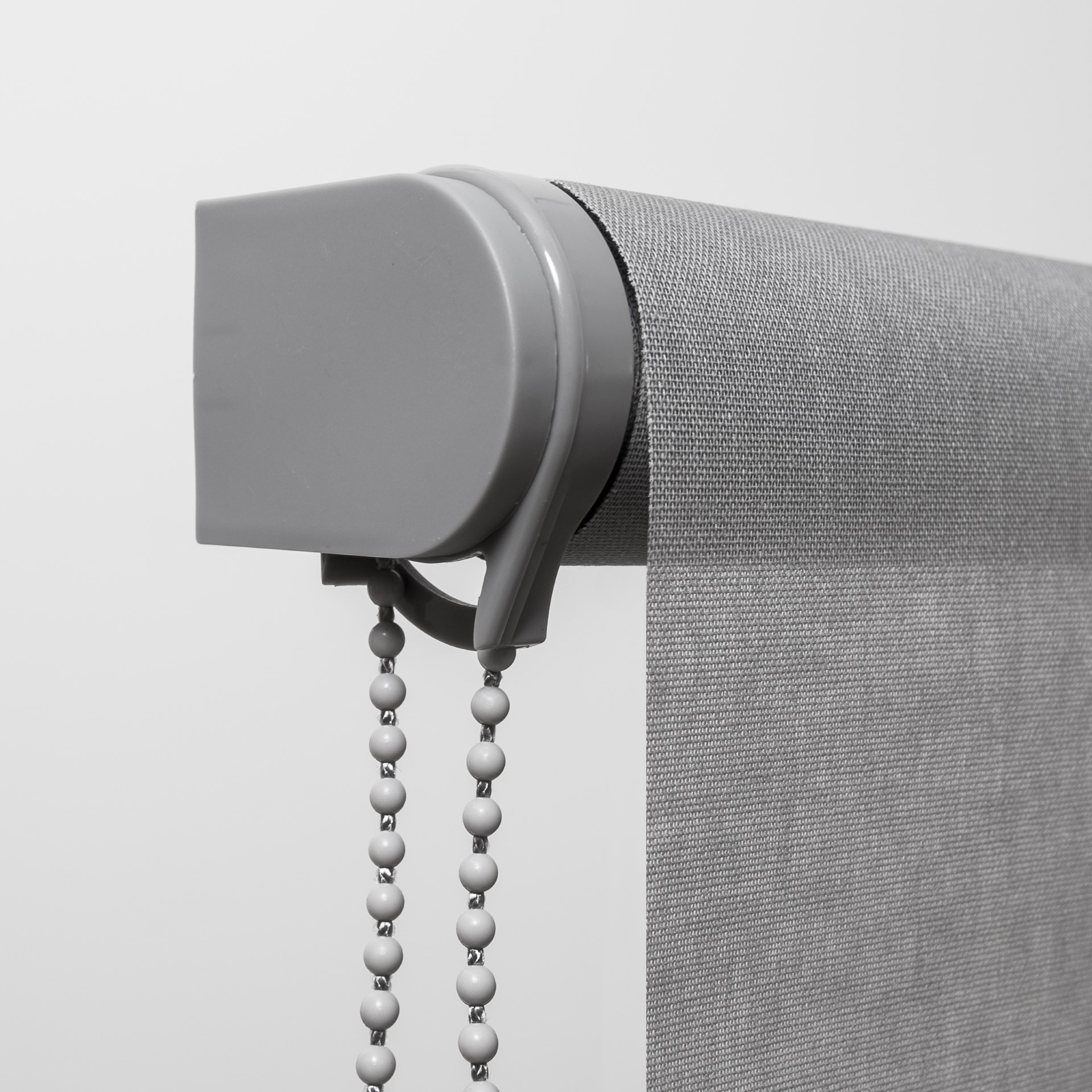 Essenza Translucent Roller Blind Grey Mechanism Detail