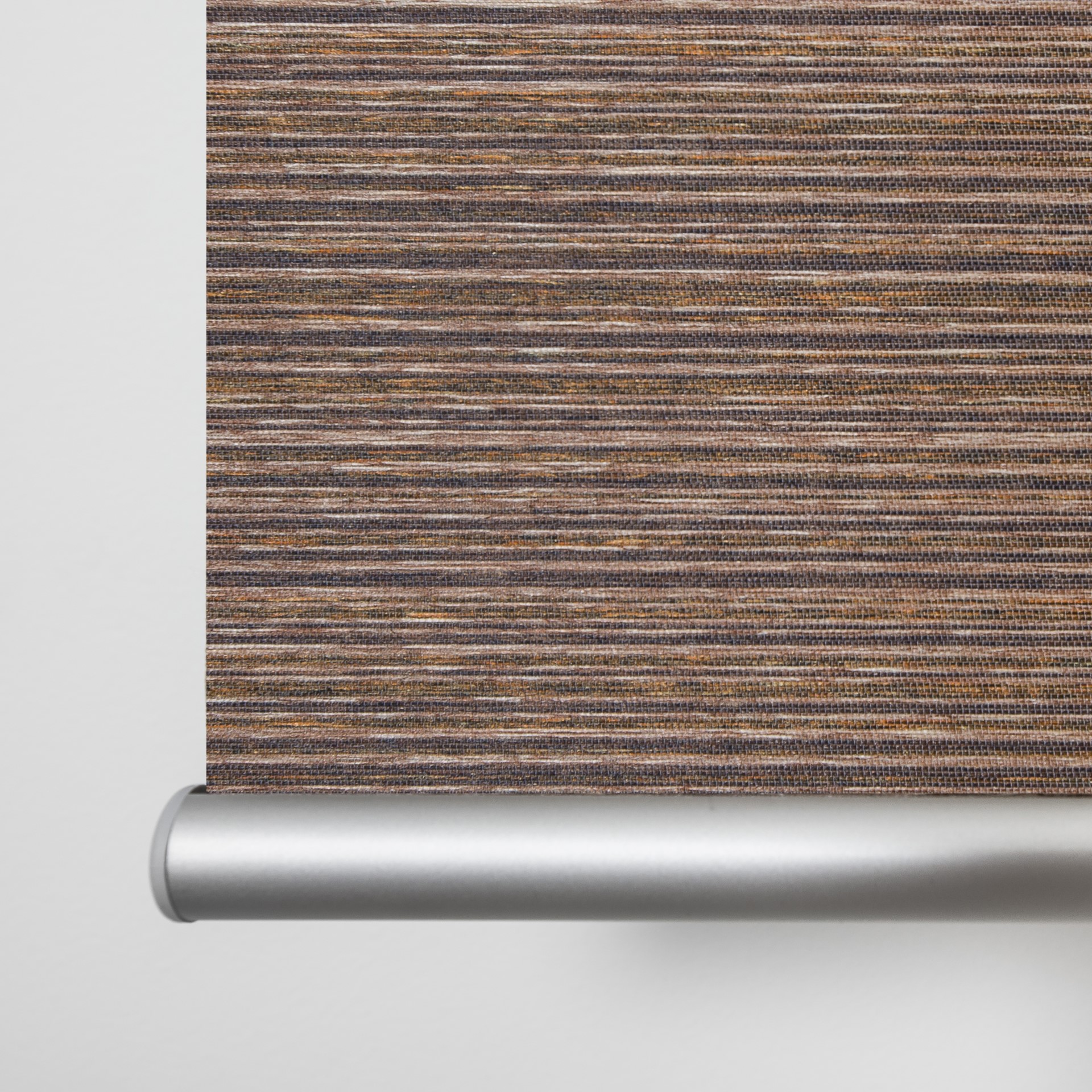 City Translucent Roller Blind Brown Counterweight