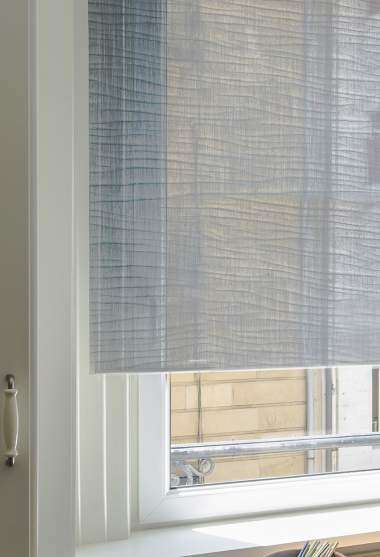 Masai Translucent Roller Blind Turquoise Decoration