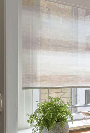 Tokyo Translucent Roller Blind Beige Decoration Detail