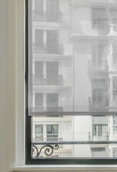 Alba Translucent Roller Blind Grey Decoration Detail