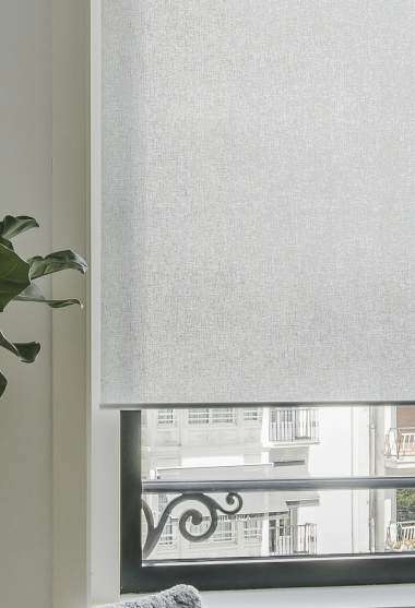 Viena Translucent Roller Blind Silver Decoration Detail