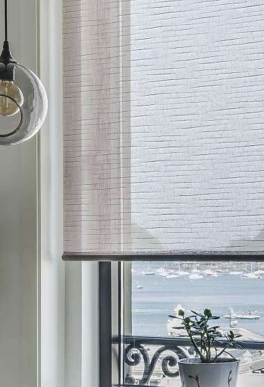 Panda Translucent Roller Blind Natural Decoration Detail