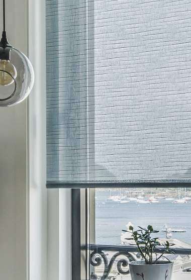 Panda Translucent Roller Blind Turquoise Decoration Detail