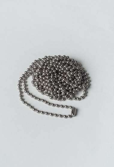 4-metre chain for roller blinds Metallic