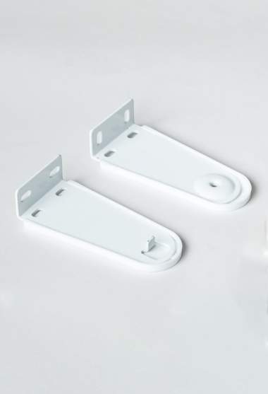 9 cm bracket in White and Metallic finish for 25 mm and 28 mm diameter blinds