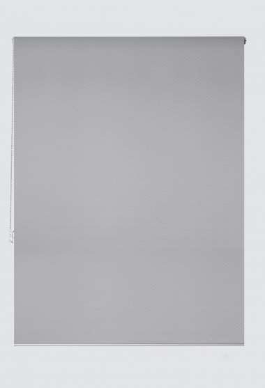 Ribbed Translucent Roller Blind Grey