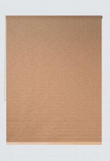 Petra Translucent Linen Roller Blind Brown