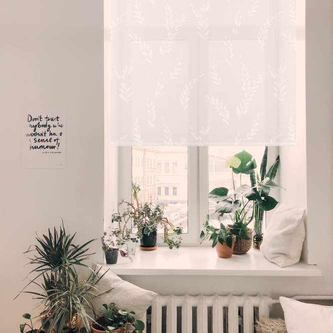How to measure the window for installing a roller blind?